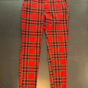 34/31 plaid punk rock pants